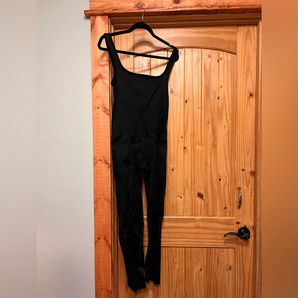 Ribbed Tummy Control Jumpsuit